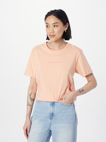 MSCH COPENHAGEN T-shirt 'Terina' i orange: framsida