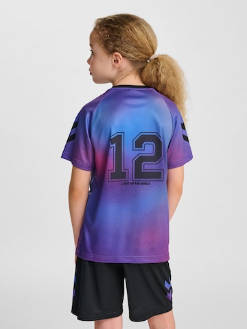 T-Shirt fonctionnel 'Shimmer' Hummel en bleu