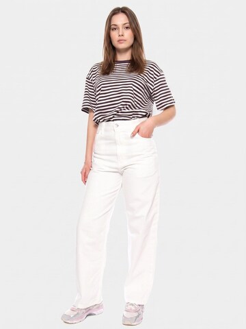 Carhartt WIP Luźne Jeansy 'Brandon' w kolorze biały