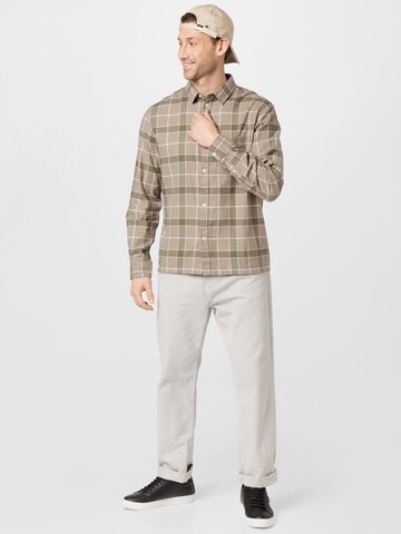 WEEKDAY - Regular Fit Camisa 'Wise' em bege