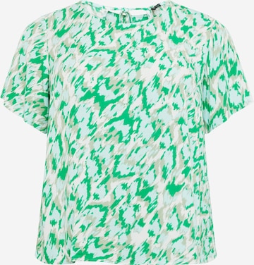 Vero Moda Curve T-Shirt 'MENNY' in Grün: predná strana