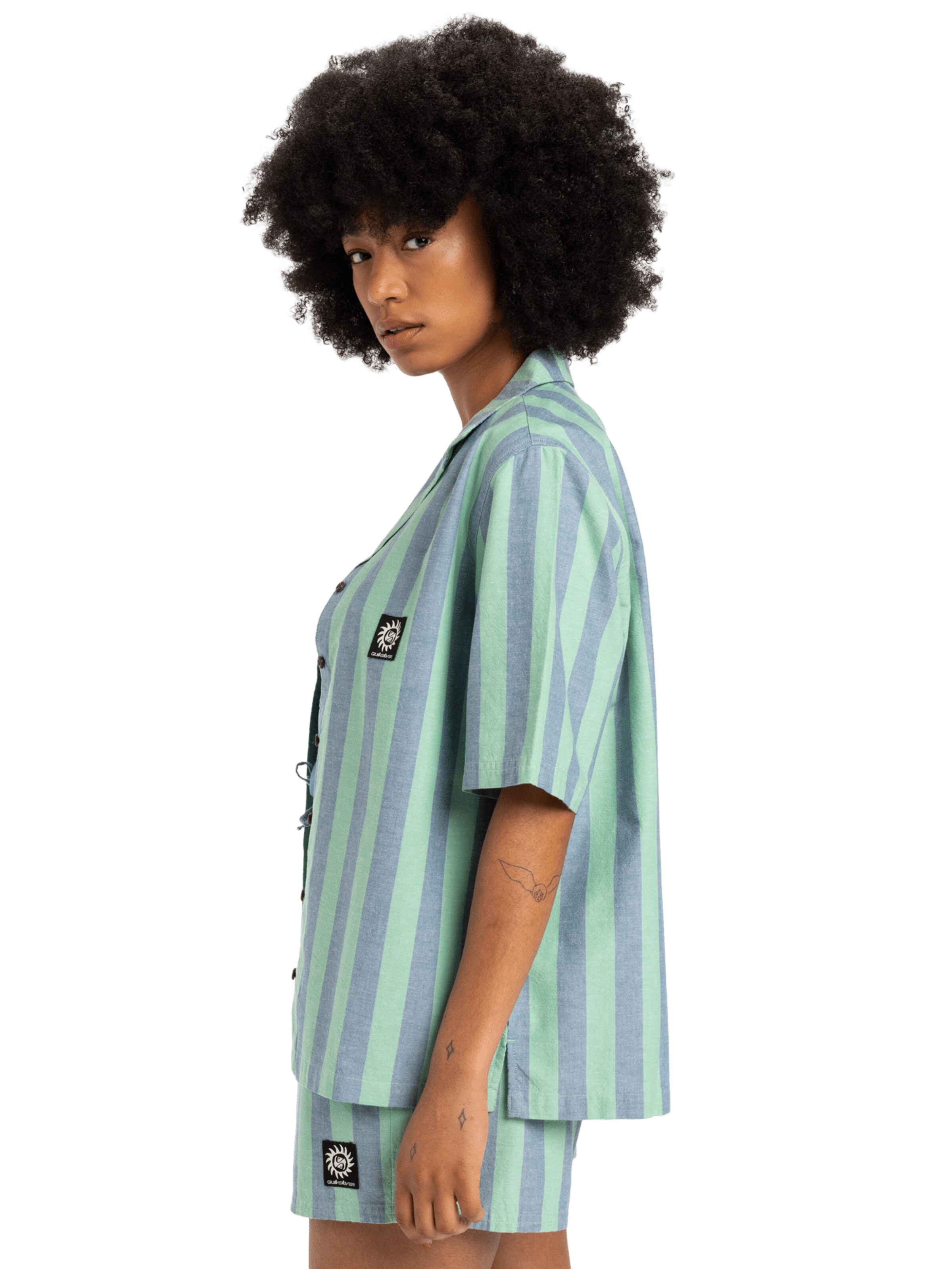 QUIKSILVER Blouse 'Dad' in Blue