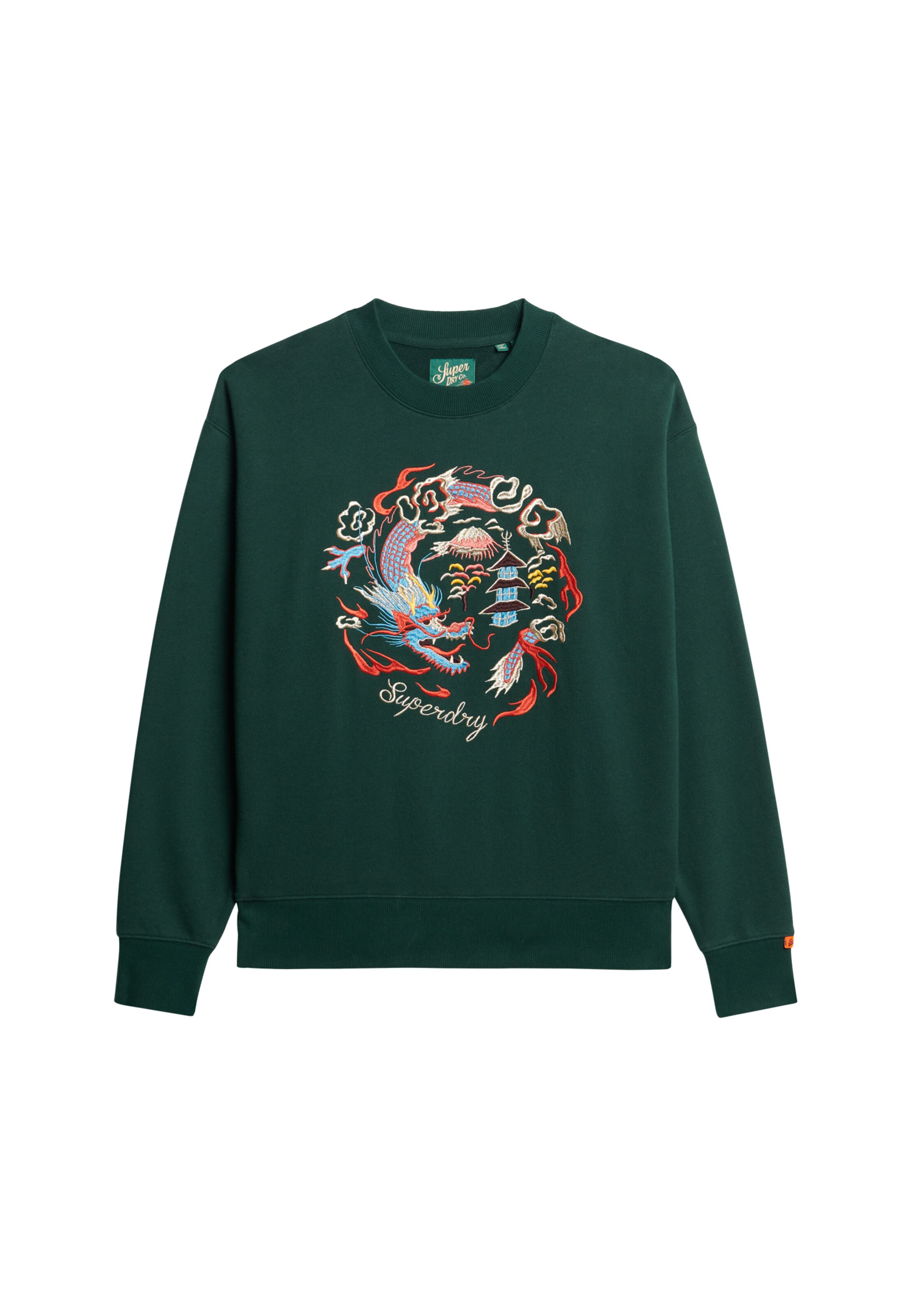 Superdry & Co Sweatshirt in Green: front