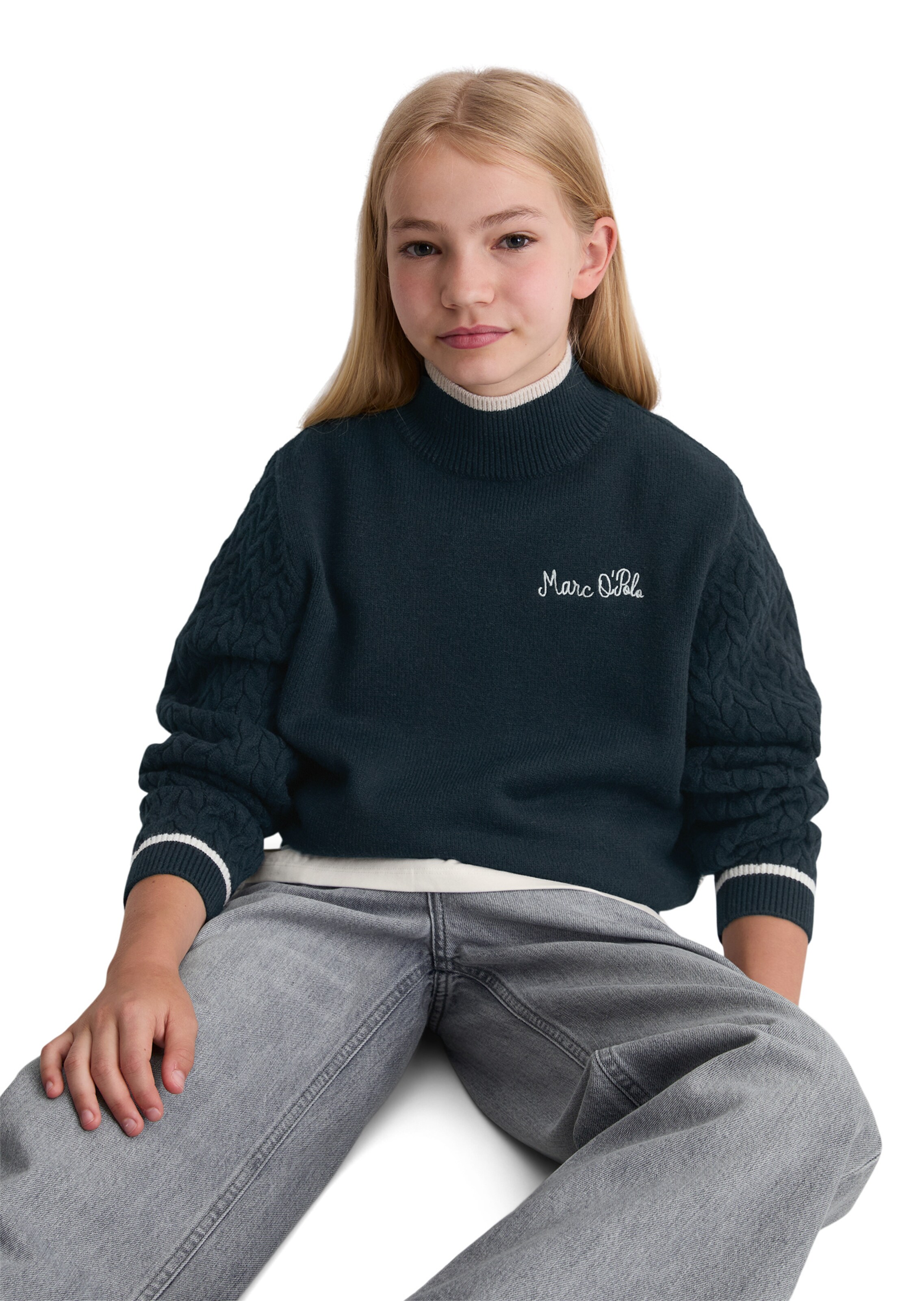 Marc O'Polo Pullover in Blau: Vorderseite