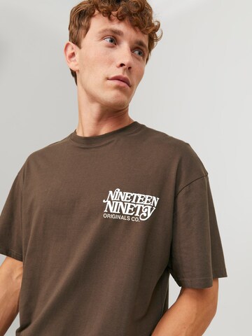 JACK & JONES T-Shirt in Braun