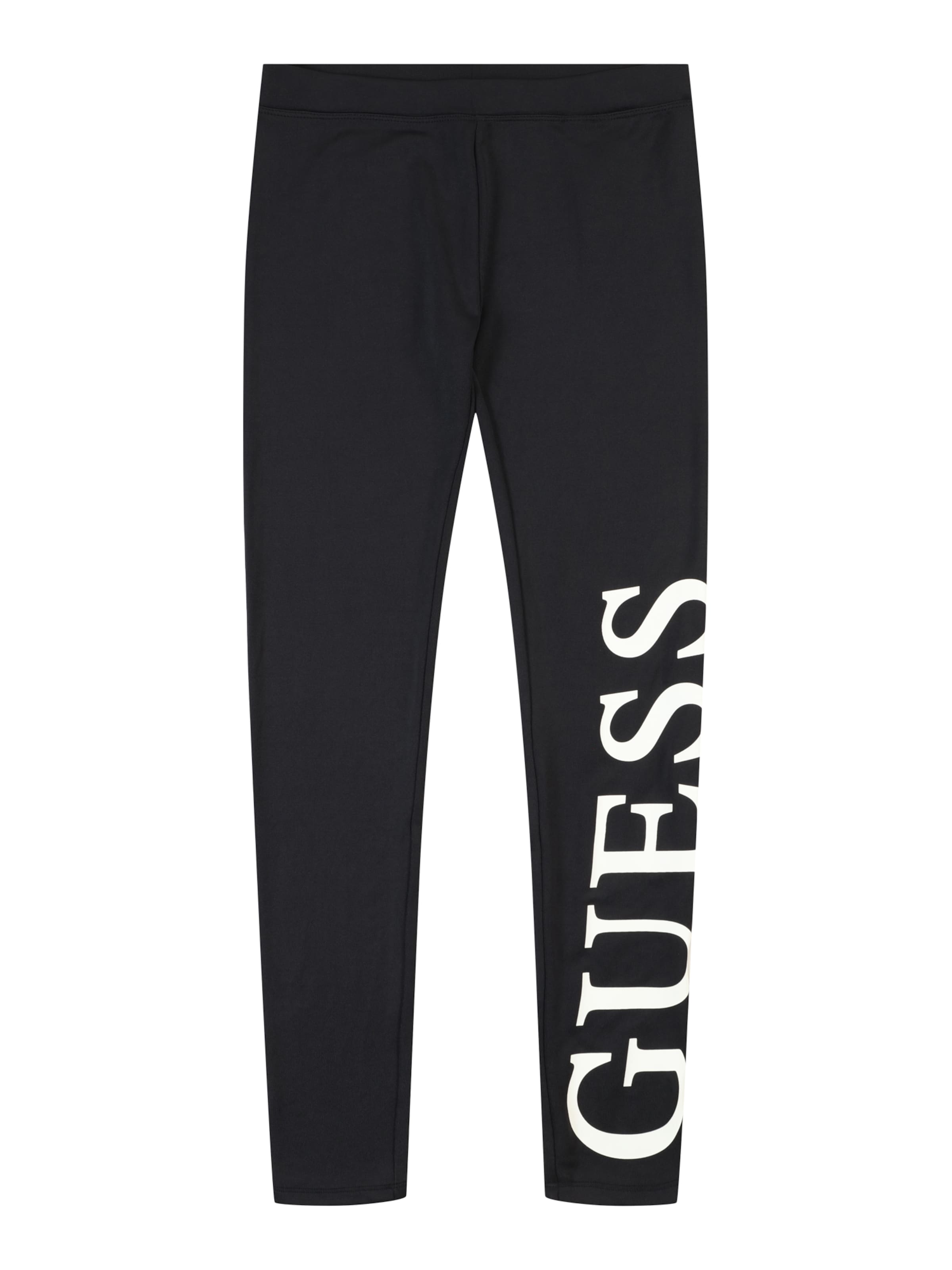 Slimfit Leggings de la GUESS pe negru: față