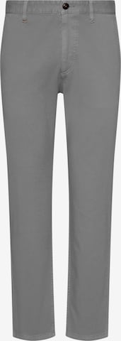 BOSS Orange Tapered Cargo Pants in Grey: front