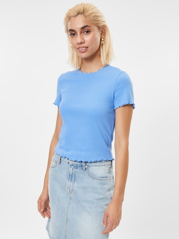 PIECES Shirt in Blue: front
