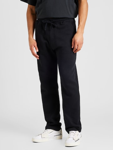 HOLLISTER Regular Pants in Black: front