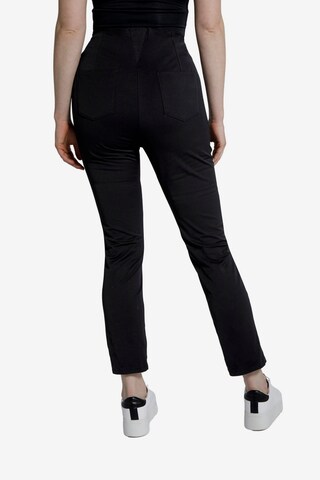 Ulla Popken Slim fit Pants 'Sienna' in Black