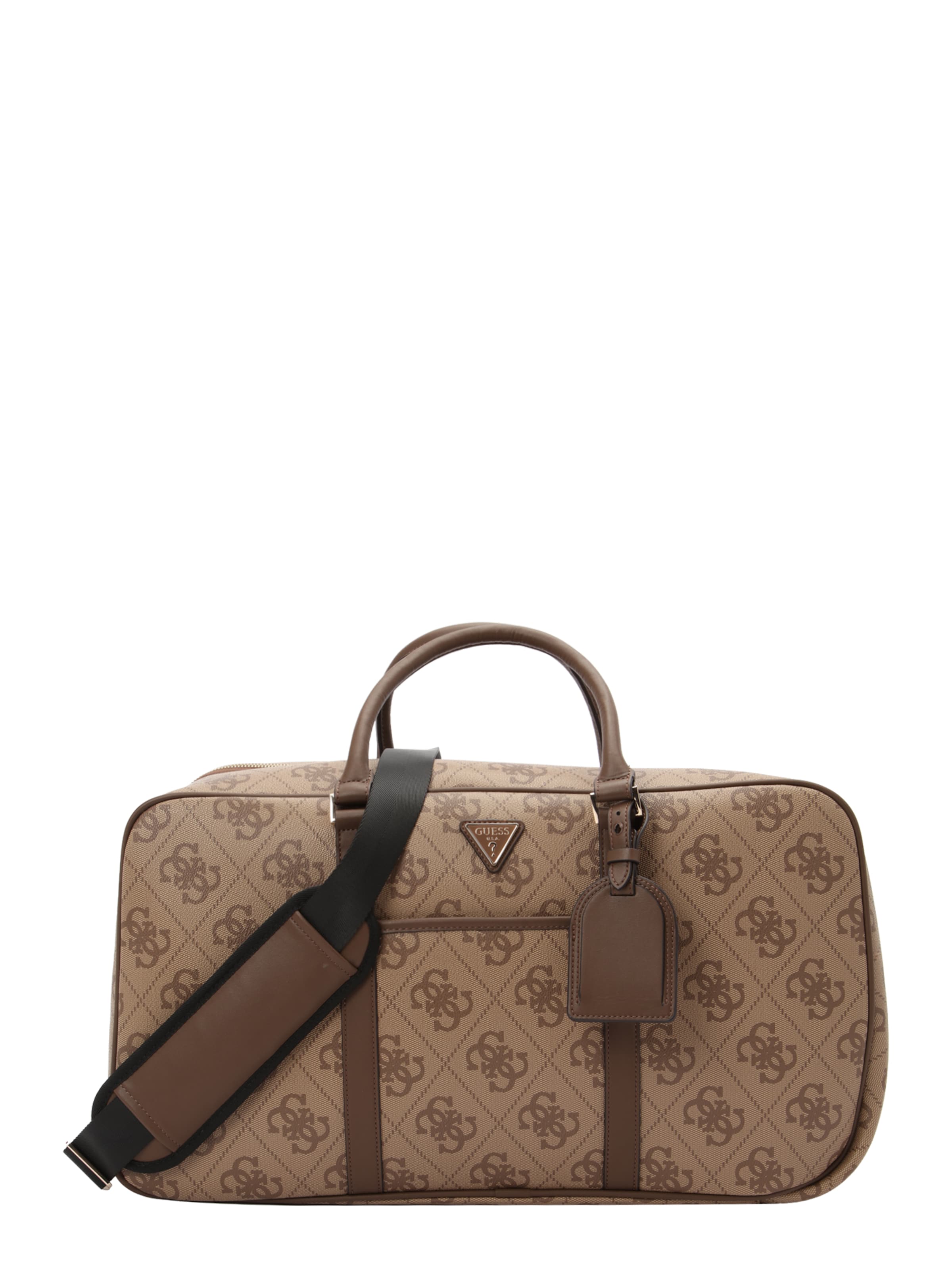 GUESS Дорожная сумка 'Berta' в Коричневый: спереди