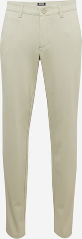 Coupe slim Pantalon chino 'Mark' Only & Sons en vert : devant