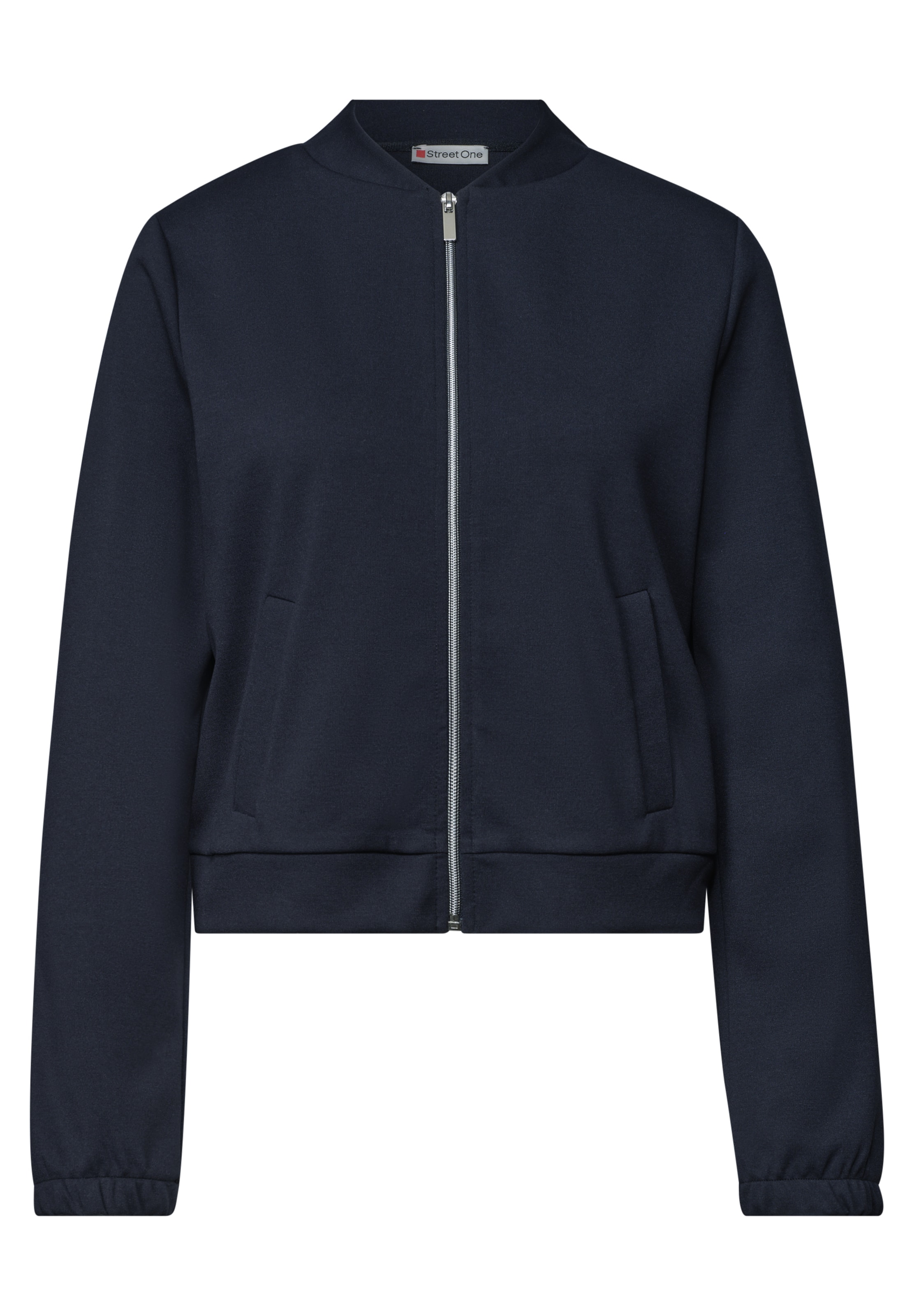 STREET ONE Knit Cardigan in Blue: front