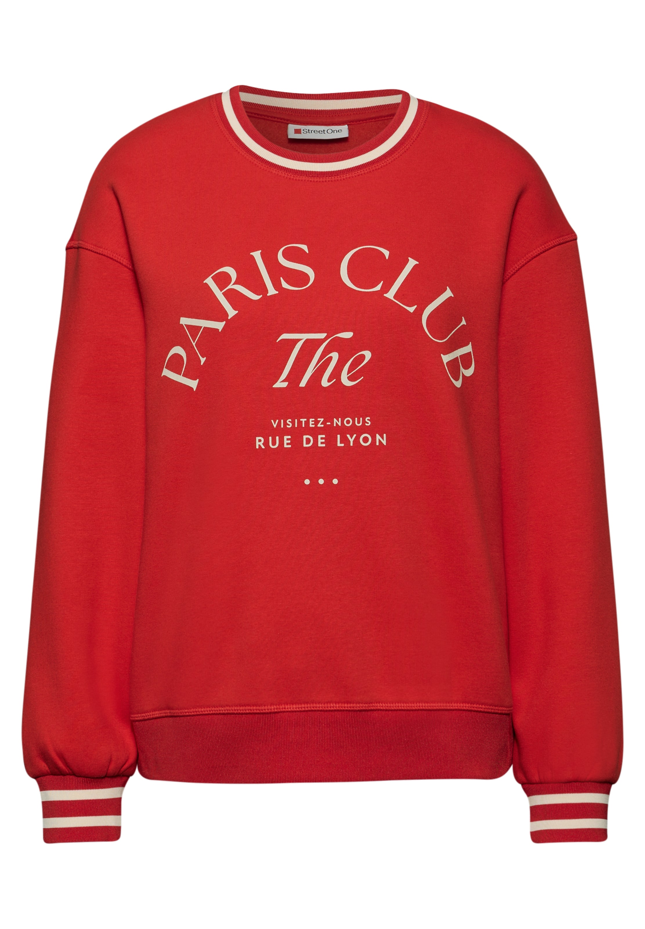 STREET ONE Sweatshirt in Red: front