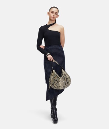 Liebeskind Berlin Tasche 'Naomi Snake Hobo' in Grau