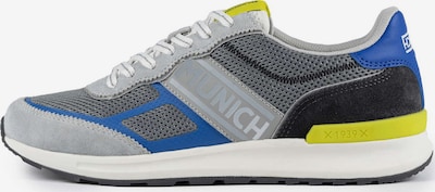 Sportbačiai be auliuko 'Corsa' iš MUNICH, spalva – sodri mėlyna („karališka“) / neoninė geltona / pilka / juoda, Prekių apžvalga