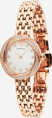 Emporio Armani Analog Watch in Gold: front
