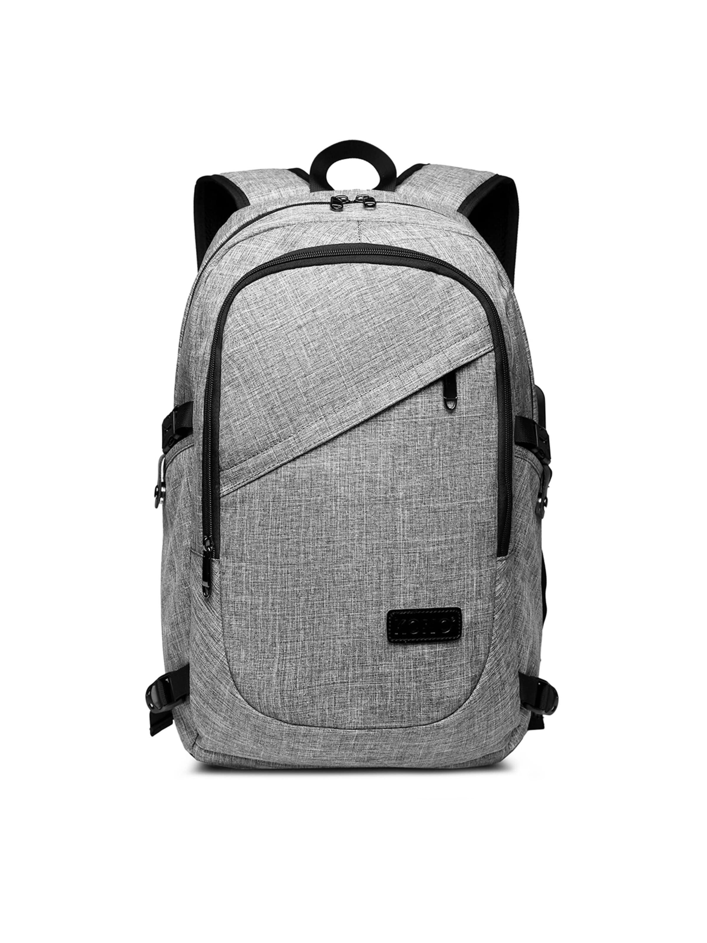 Kono Backpack in Grey: front
