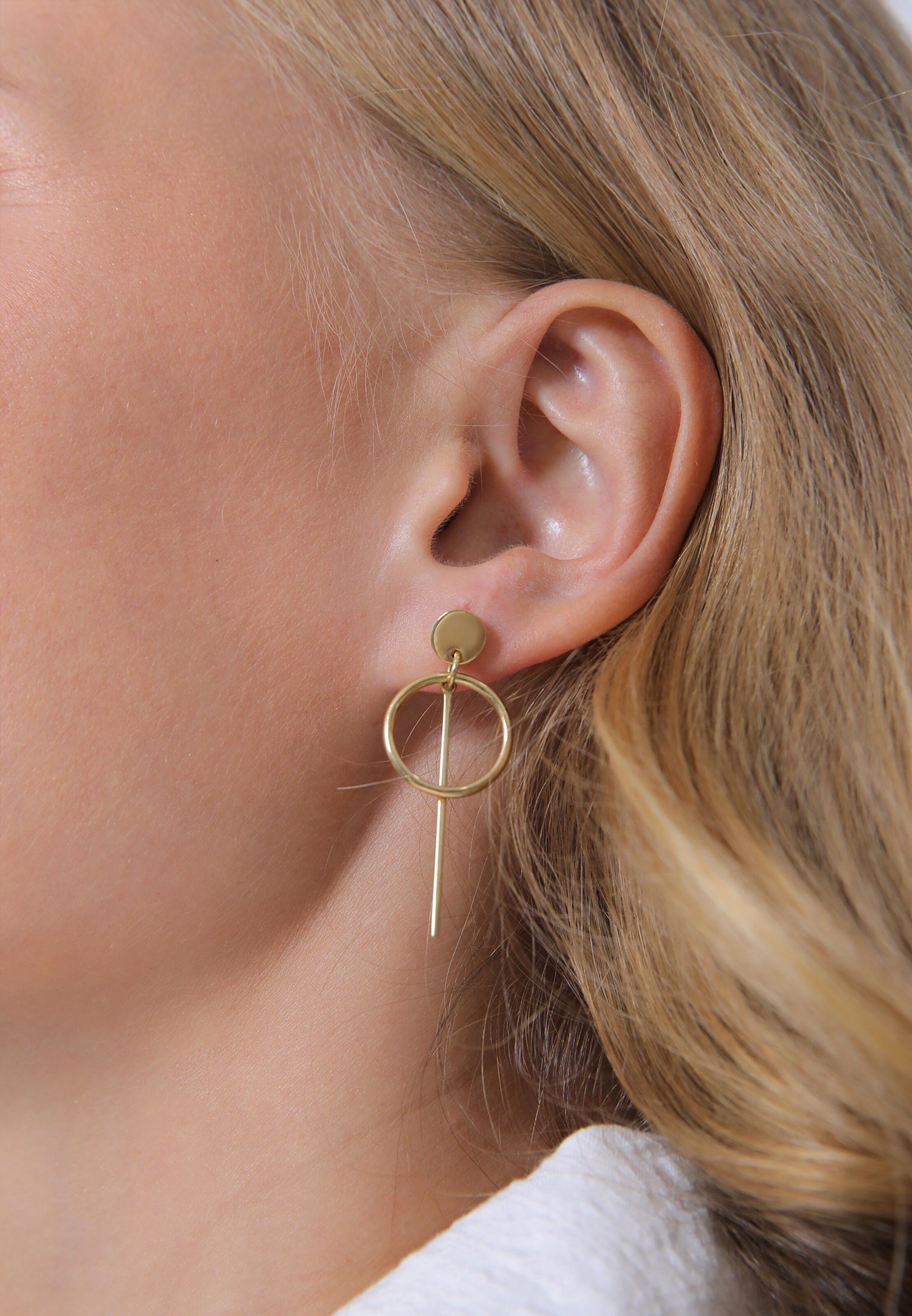 ELLI Серьги 'Geo' в Золотой: спереди