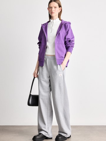 Calvin Klein Jeans Sweatjacke in Lila