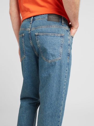 Regular Jeans 'EDGE' de la Only & Sons pe albastru