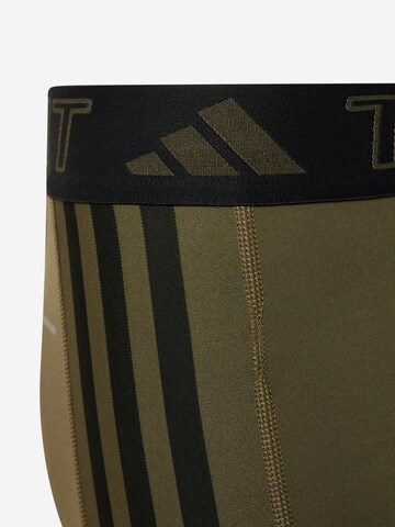 ADIDAS PERFORMANCE Skinny Workout Pants in Green