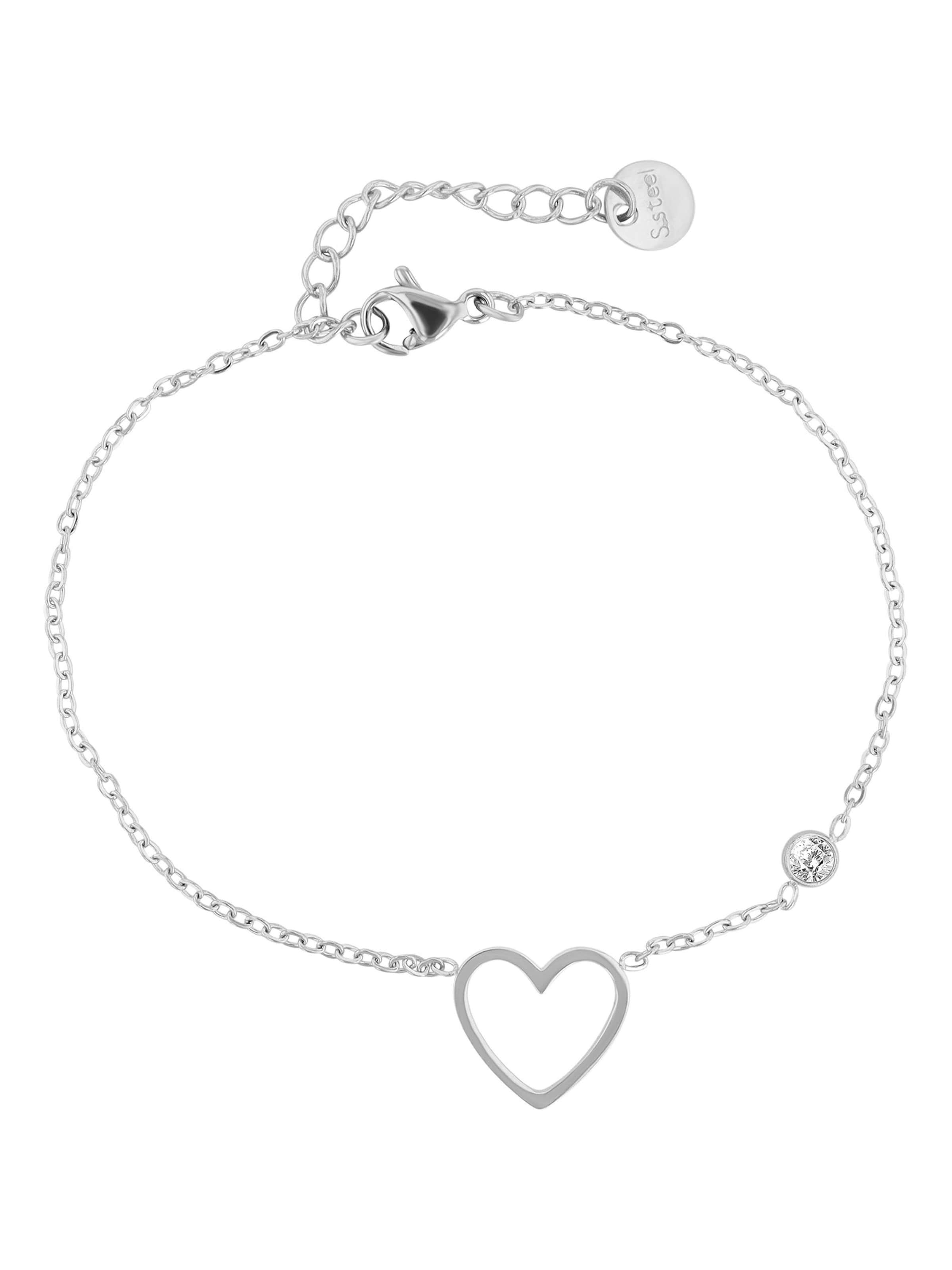 Akzent Bracelet 'Anjul' in Silver: front