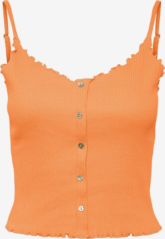 PIECES Top 'Nukisa' in Orange: predná strana