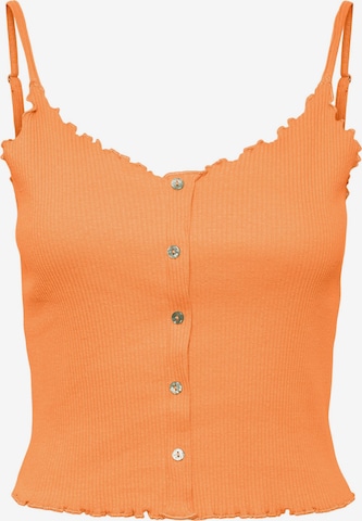 PIECES - Top 'Nukisa' en naranja: frente