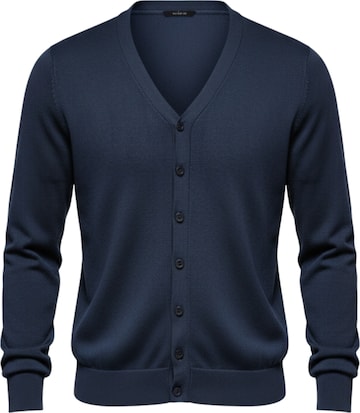 Ombre Knit cardigan in Blue: front
