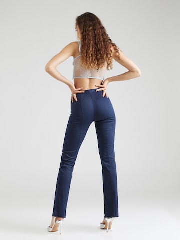 Monki Slimfit Hose in Blau