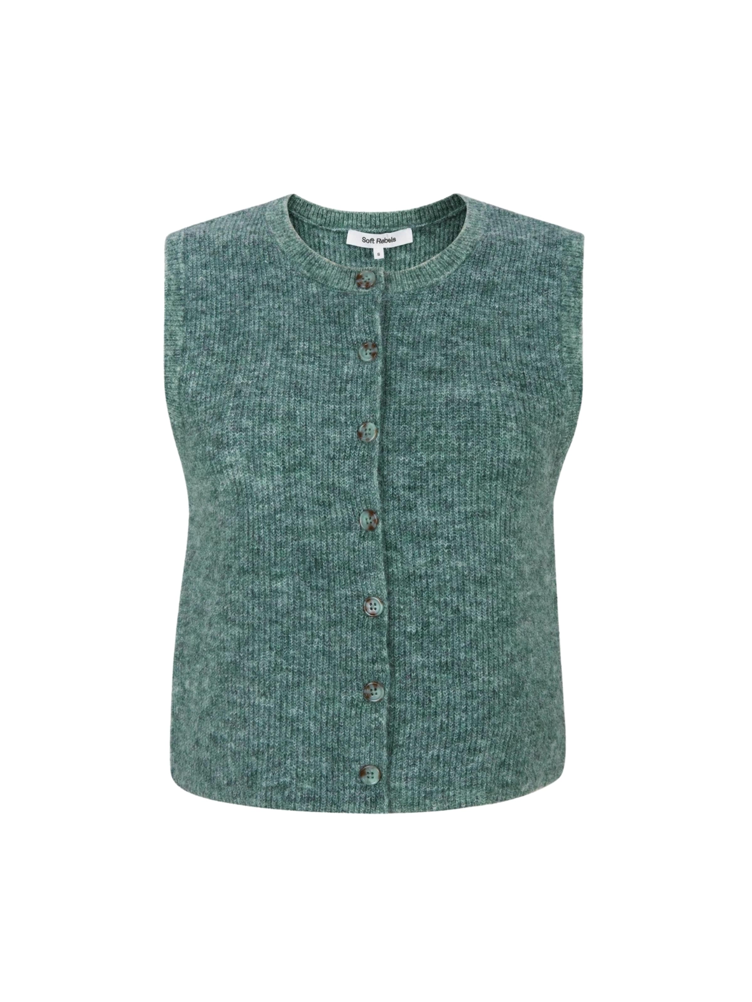 Soft Rebels - Jersey 'SRAlliy' en verde: frente