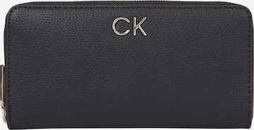 Porte-monnaies Calvin Klein en noir : devant