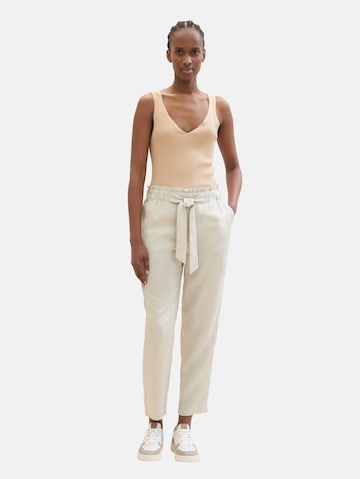 TOM TAILOR DENIM Regular Pants in Beige