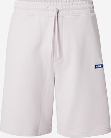 Loosefit Pantalon 'Nasensio' HUGO en violet : devant