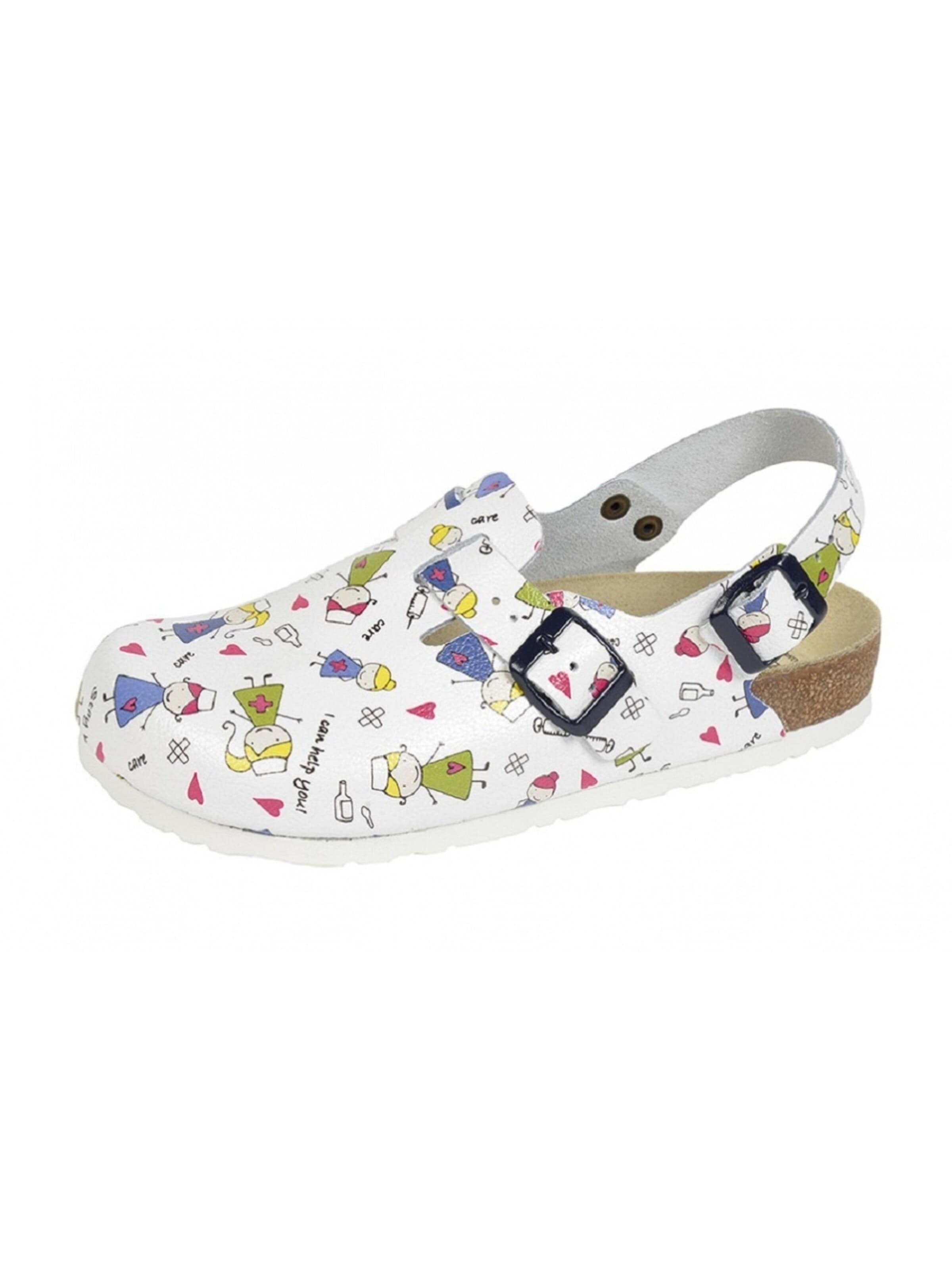 Weeger Clogs 'Clog Art. 41610-13'‌‌‌‌‌‌‌‌‌ in Weiß: Vorderseite