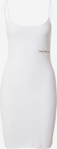 Rochie de la Calvin Klein Jeans pe alb: față