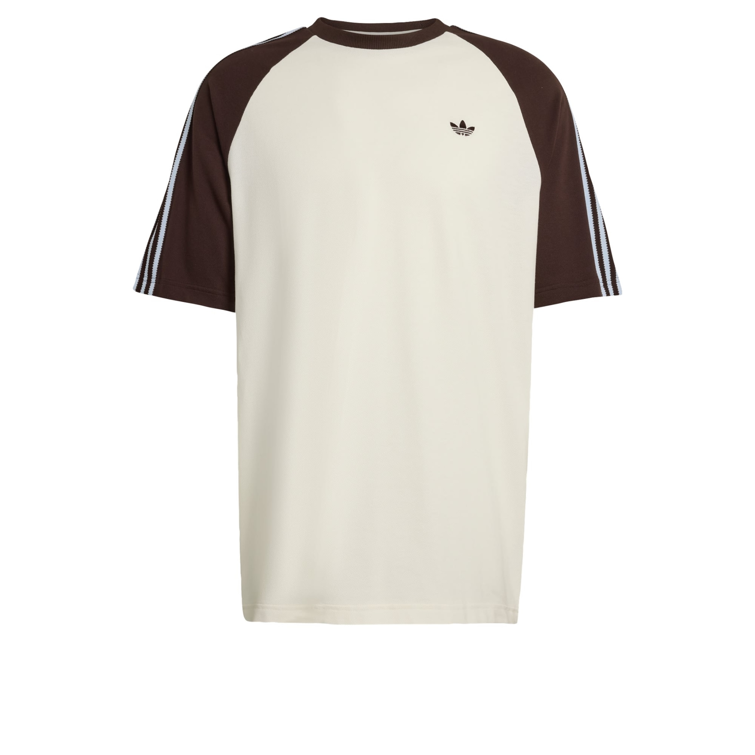 ADIDAS ORIGINALS Camiseta en marrón / blanco, Vista del producto
