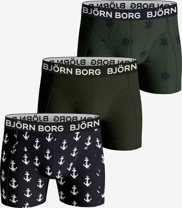 BJÖRN BORG Boxershorts in Grün: predná strana