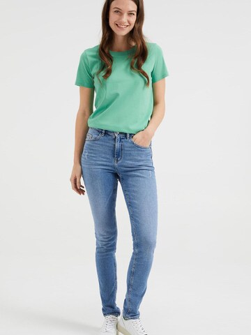 Skinny Jeans di WE Fashion in blu