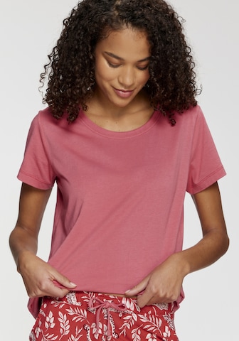 VIVANCE - Camiseta para dormir en rojo