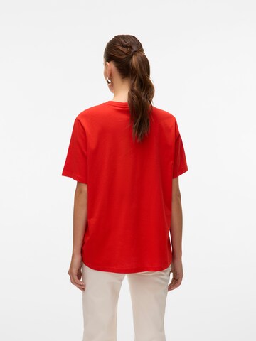 T-shirt 'VALERIE CATY' VERO MODA en rouge