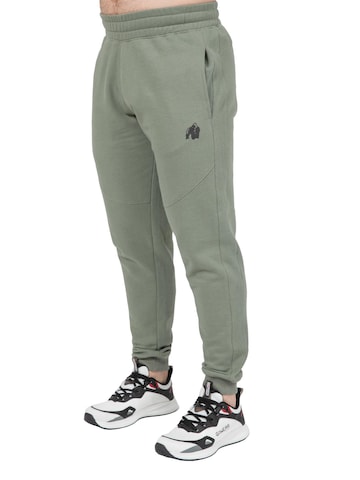 Loosefit Pantaloni sportivi 'Leon' di Gorilla Wear in verde