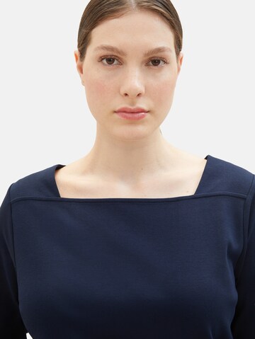 Tom Tailor Women + Shirt in Blau