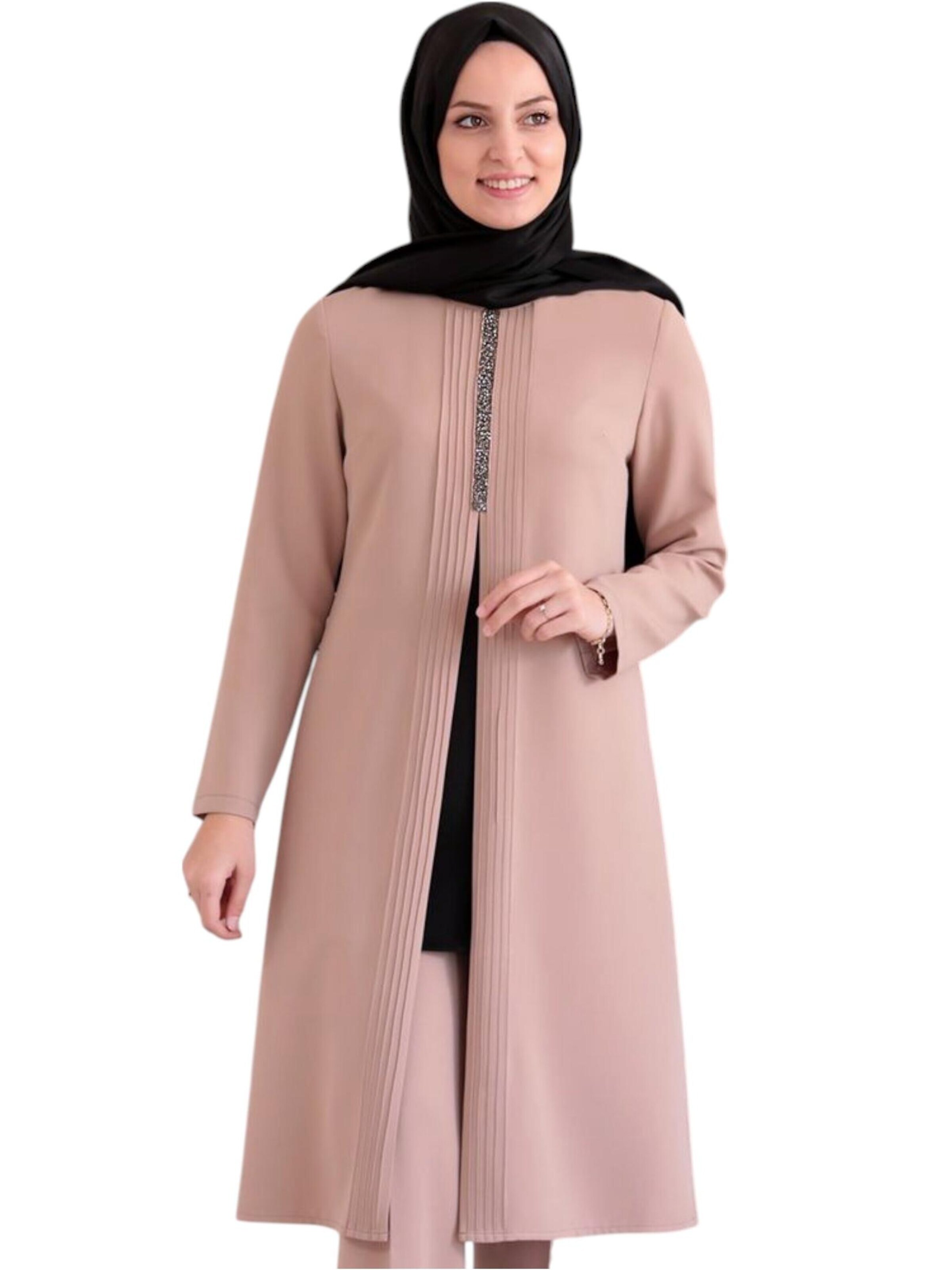 fashionshowcase - Traje de pantalón 'NAZAN' en beige