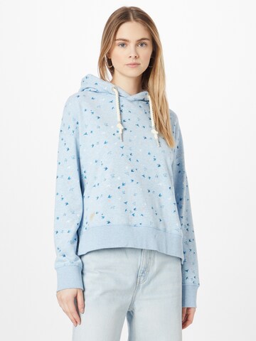 Ragwear Sweatshirt 'RUFLE BIRDS' in Blue: front