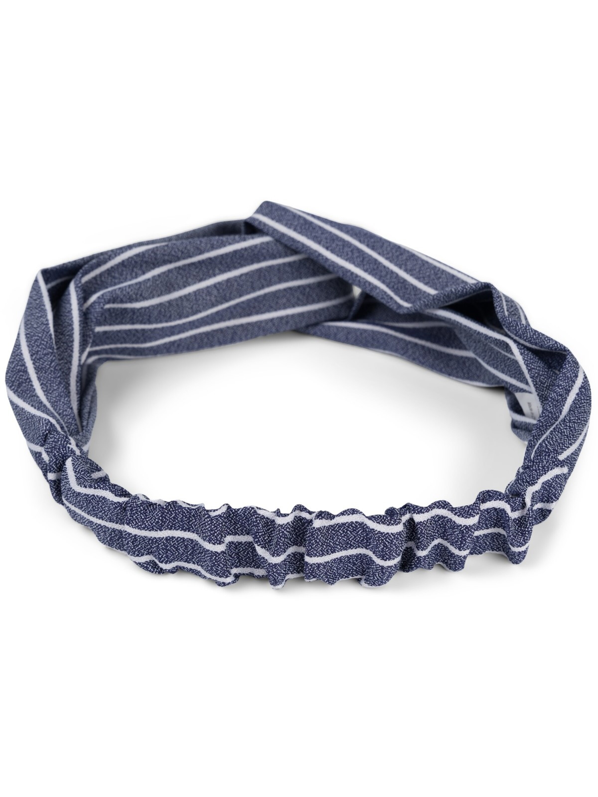 styleBREAKER Haarschmuck 'Haarband mit Streifen Muster und Twist Knoten'‌‌‌‌ in Blau