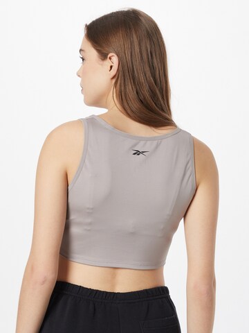 Reebok Sportovní top – šedá