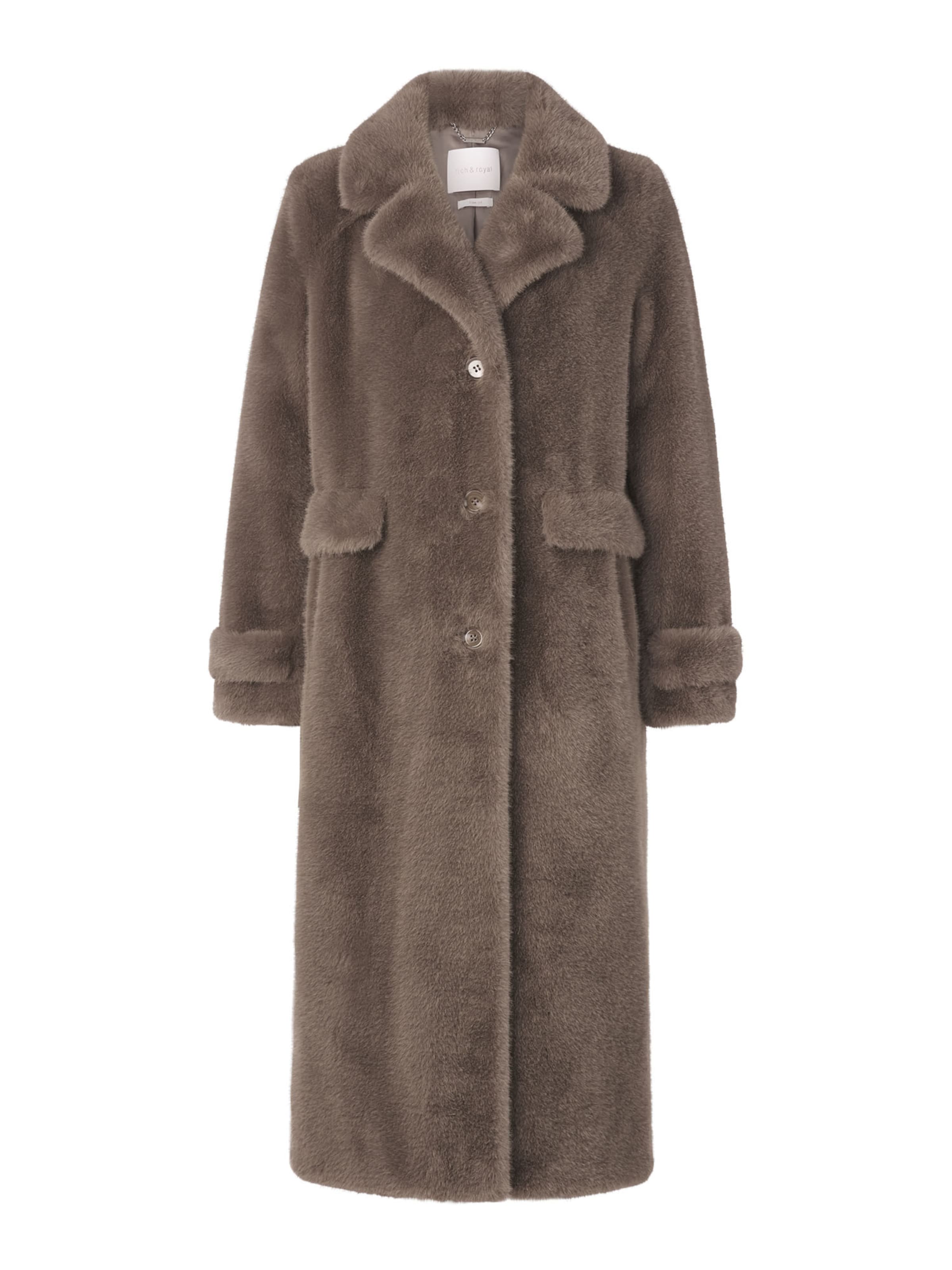 Rich & Royal Tussenjas in Bruin: voorkant