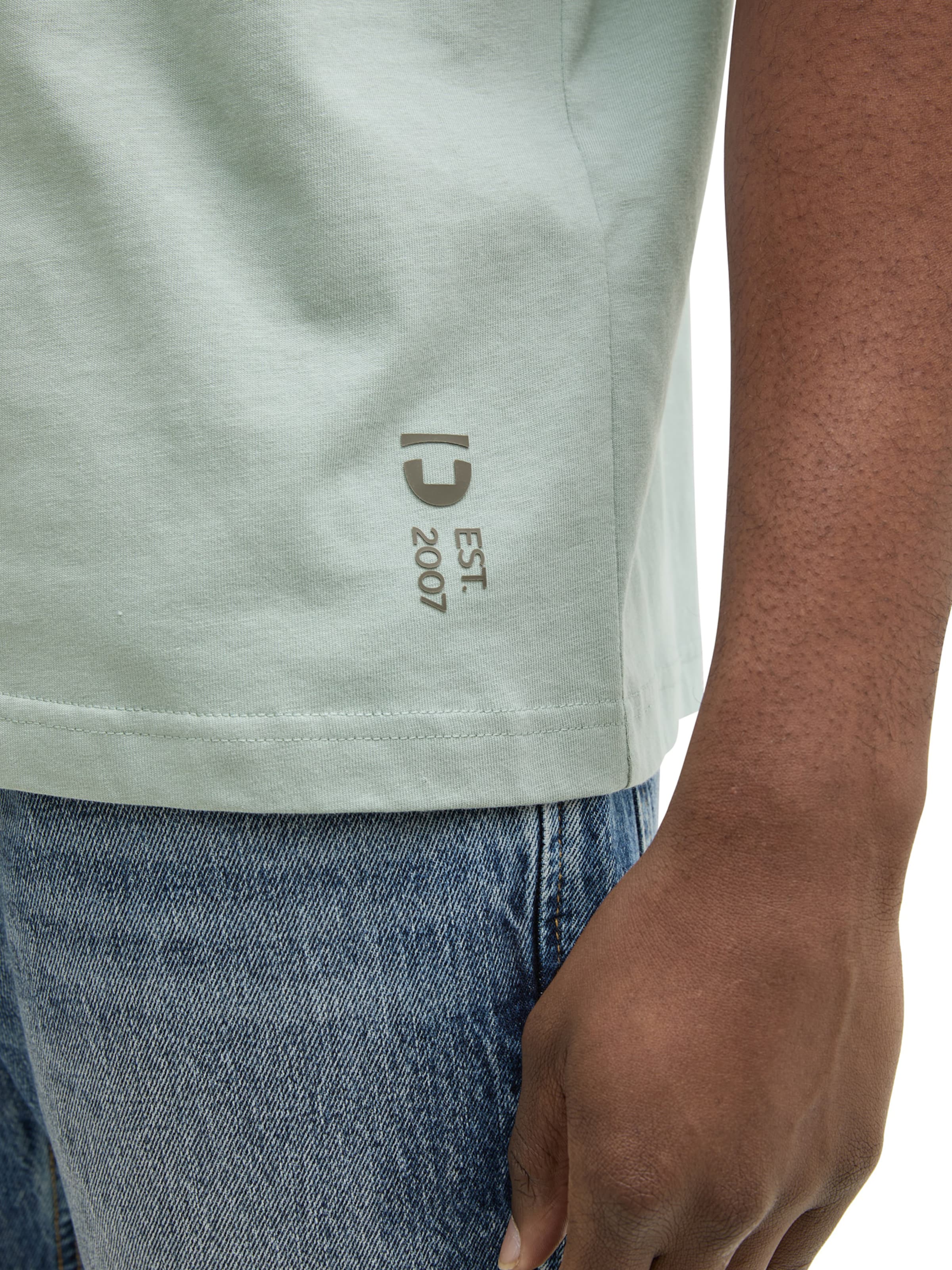 TOM TAILOR DENIM Poloshirt in Grün